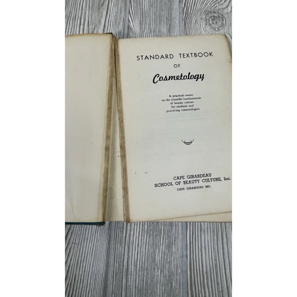 VTG 1959 Standard Textbook Cosmetology Cape Girardeau School of Beauty Culture